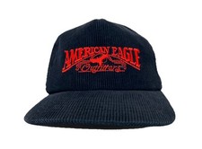 Vintage American Eagle Outfitters Corduroy SnapBack Hat Cap Made In USA