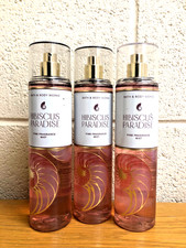Bath and Body Works HIBISCUS PARADISE Fine Fragrance Body Mist 8oz NEW QTY 3 