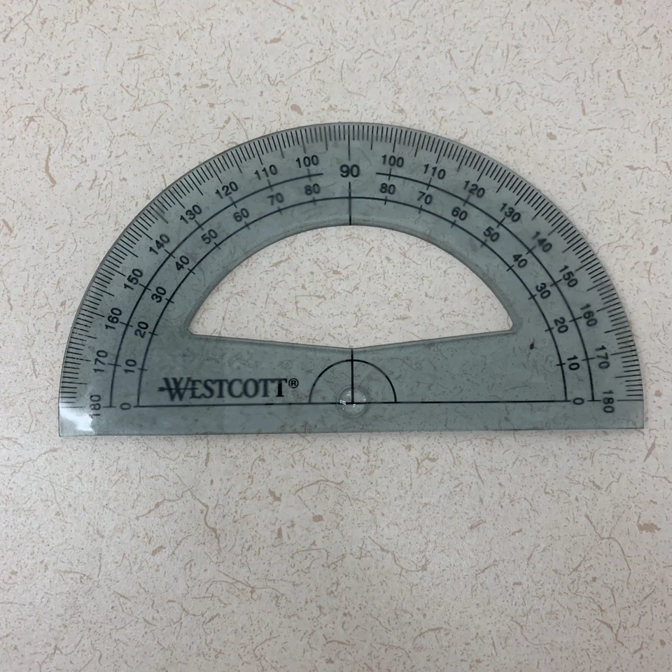 Westcott HN8D Set Kit Transportador Triángulos Regla Redacción Ingeniería*leer Foto 2 de 4
