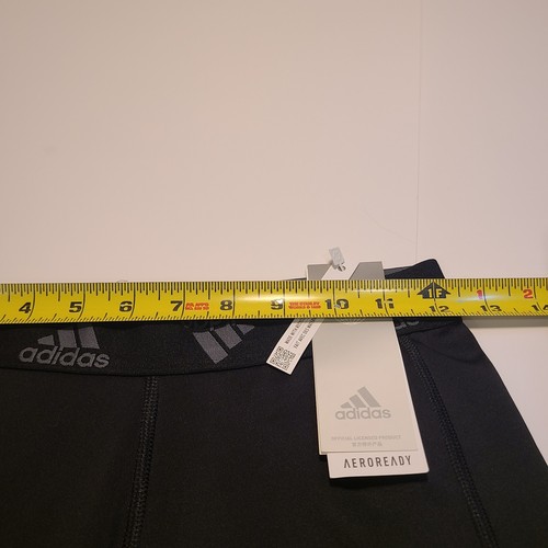 Adidas Aeroready Techfit Short Tights Girls Size Xl, 16 Black NWT - Picture 3 of 7