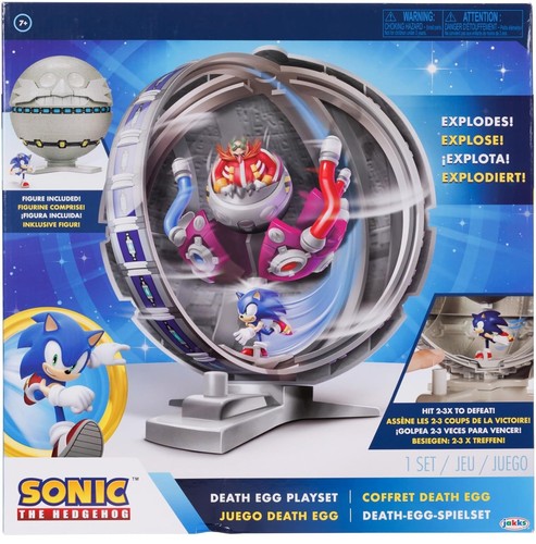 Sonic the Hedgehog Death Egg Playset w/ 2.5" Sonic Figure Jakks Pacific New - Picture 2 of 7