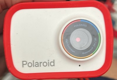 Polaroid iD757 Red Waterproof Sport Action Camera HD 12.1MP
