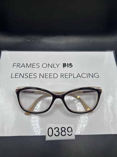 LIZ CLAIBORNE L612 0EU3 Eyeglass Frames Only 130mm Brown/Caramel Cat Eye, Womens