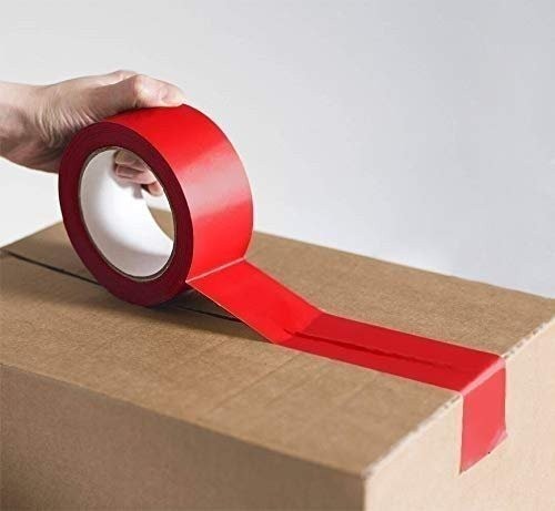36 Rolls of Red Carton Sealing Tape 2" x 55 yds. Thickness 2 Mil - Picture 8 of 8