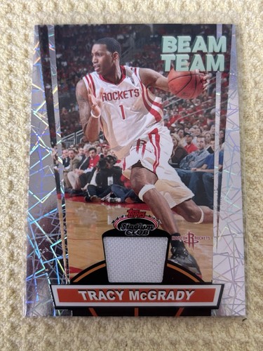 Tracy McGrady 2007-08 Topps Stadium Club Beam Team Jersey Relic