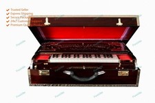 Exclusive Quality Portable 13Scale Changer 4 Reed Indian Teak Harmonium with Bag