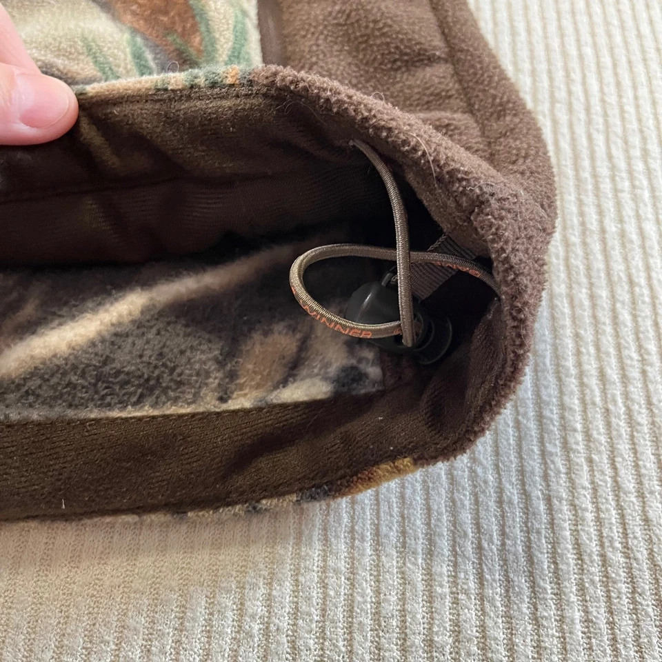 Game Winner Womens Camo Fleece Vest Full Zip Outdoor Hunting Hiking Size L - Image 4 of 4