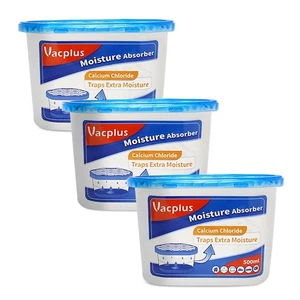 3 Pack Fragrance Free Closet Dehumidifier Moisture Absorbers Efficient