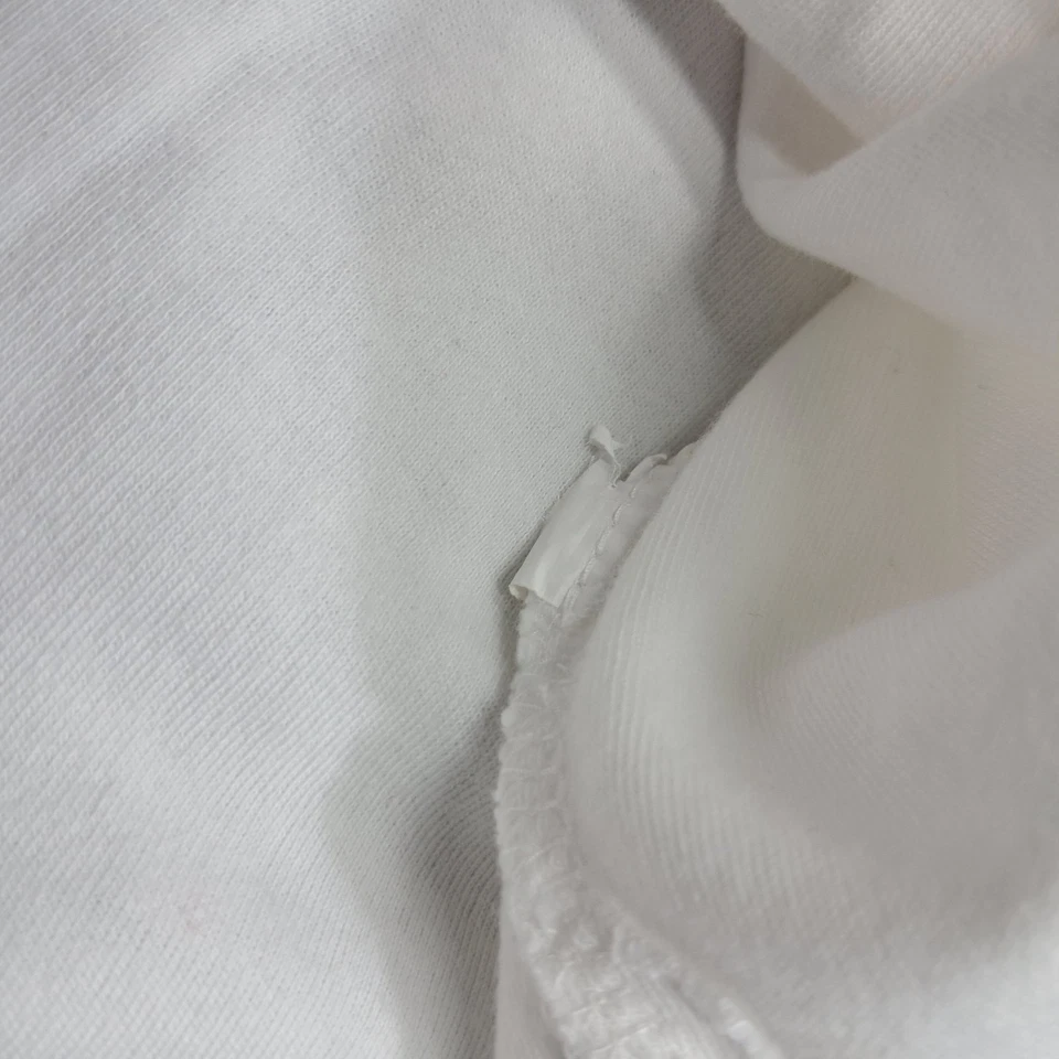 Camiseta para hombre Van Heusen 100 % algodón blanca 2x-grande Foto 3 de 4