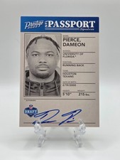 2022 Panini Prestige - Nfl Passport Signatures Dameon Pierce #NPS-DPI (AU, RC)