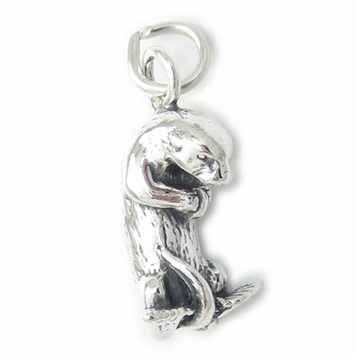 Otter Sterling Silber Charm 0,925 x 1 Otter Charms