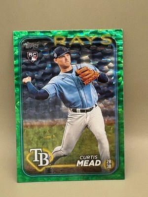 2024 Topps #82 Curtis Mead Green Crackle Foil #/499