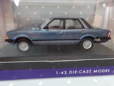 Ford Cortina 2,3GHIA MK5 blausilber 1982 Modelauto ca10cm Freilauf 1:43 Oldtimer