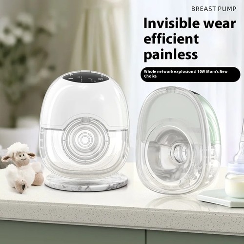 Wearable Breast Pump Portable Hands Free Electric Milk Feeding 4 Modes 12 Level - Picture 2 of 17