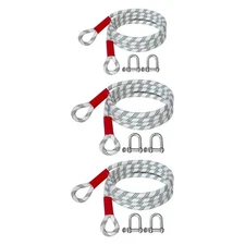 Heavy Duty Automotive Tow Strap with Reflective Safety Strips Recovery Rope