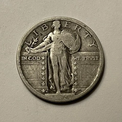1919-D Standing Liberty Quarter — photo from the most recent tracked eBay sale