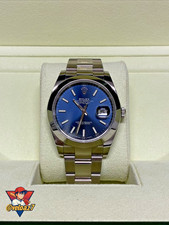 Rolex DateJust 126300 41mm BLUE DIAL Stainles...