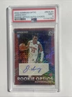 Jaden Ivey Auto 2022-23 Donruss Optic Rookie Optics Autographs Red Choice PSA 9