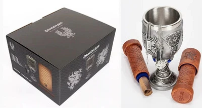 BIOWARE Dragon Age Grey Warden Joining Chalice Cup Letter Case Necklace Pendant Bundle