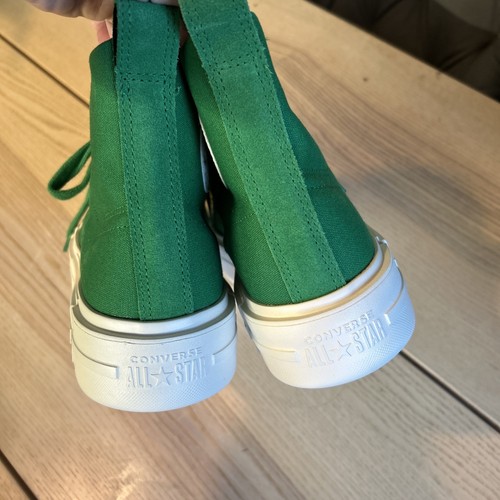 Converse Chuck Taylor All Star High Top Trainers Green A05970C Men's Size 9uk - Picture 4 of 6
