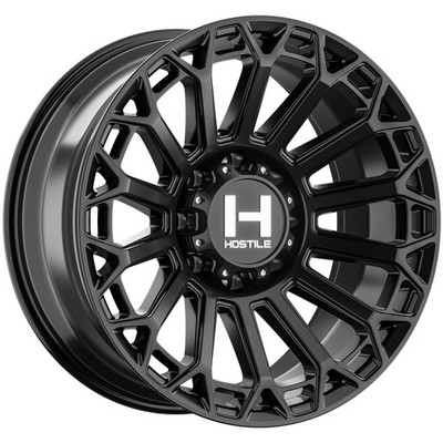 20x10 Hostile H142 Warrior Asphalt (Satin Black) Wheel 8x180 (-19mm)
