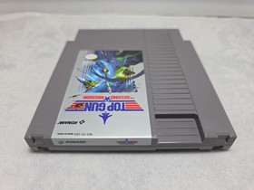 Top Gun: The Second Mission Nintendo NES 1991 Tested Authentic Vintage Mint
