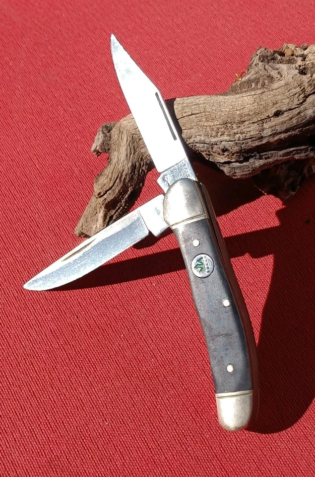 Boker Tree Brand 2 Blade Trapper Pocket Knife Solingen Germany   - Image 2 of 4