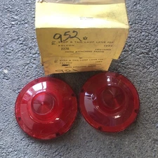1964 FORD FALCON TAIL LAMP LENSES IN BOX VINTAGE PAIR 
