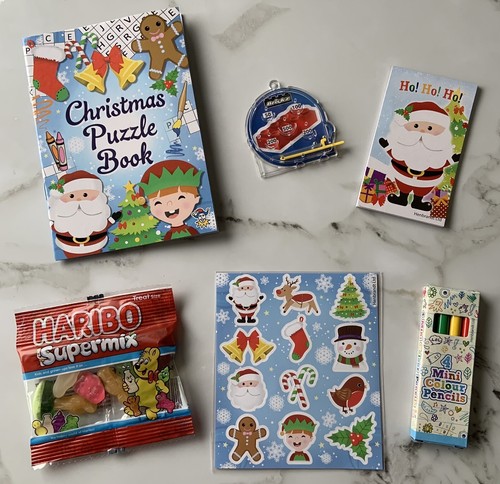 Personalised Pre-Filled Kids Christmas Party Bag | Activity Pack Stocking Filler - Picture 4 of 4