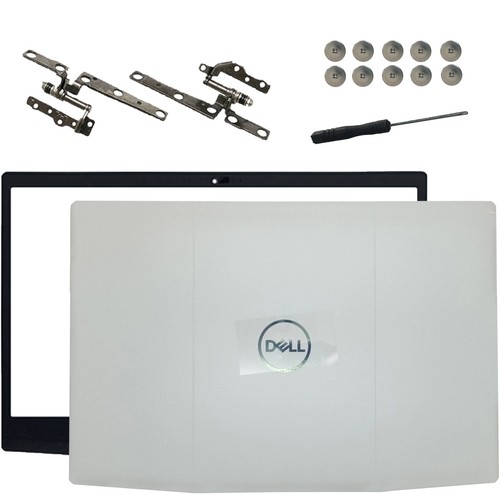 For Dell G3 15 3500 G3 15 3590 P89F LCD Back Cover Bezel Case Hinge 03HKFN White
