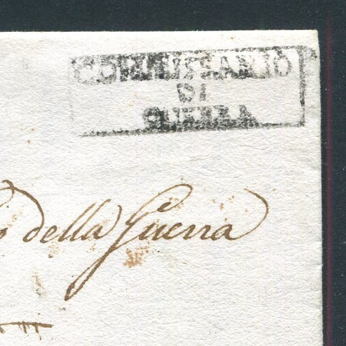 lettera con testo del 1799 - COMMISSARIATO DI GUERRA per Milano - Imagen 3 de 3