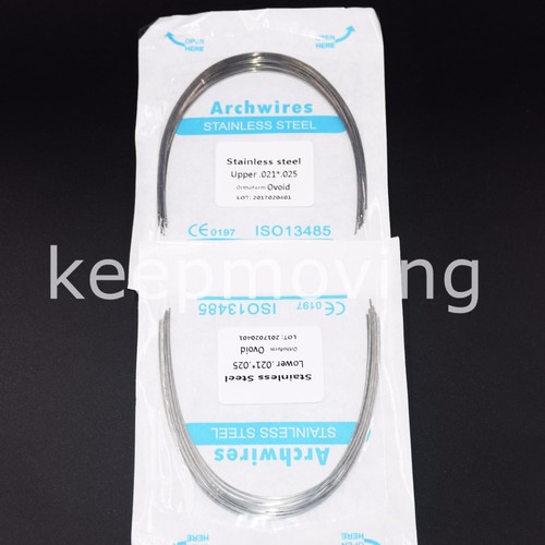 10 Packs Dental Orthodontic Stainless Steel Rectangular Arch Wire Upper + Lower - Picture 97 of 99