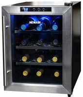 Countertop Thermoelectric Wine Cooler 12 Bottle Digital Compact Stainless Steel Countertop Thermoelectric Wine Cooler 12 Bottle Digital Compact Stainless Steel