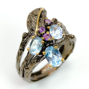 Popular-Design-Jewelry-Natural-Blue-Topaz-925-Sterling-Silver-Ring-RVS300
