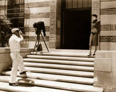 Joan Fontaine RKO Radio star who appeared 'Gunga Din' Douglas- 1930 Old Photo