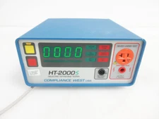 COMPLIANCE WEST HT-2000S HIPOT TESTER 2000 VAC 20MA ADJUSTABLE GROUND CONTINUITY