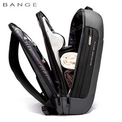 Bange Men Anti-theft USB Charging Oxford Laptop Business Waterproof Backpack bag - Picture 20 of 36
