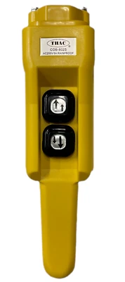 THAC Hoist Pendant Control Station Pushbutton Replacement Pistol Grip, 2-Button 2 SPD