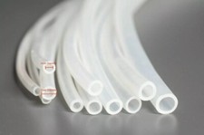 1M Food Grade Clear Translucent Silicone Tube Beer Milk Hose Pipe Soft Rubber