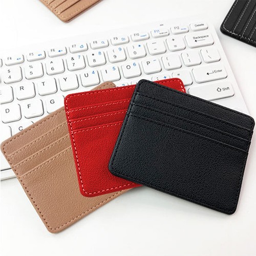 NEW Slim Credit Card Holder RFID Blocking Purse Flip Leather Mens Money Clip - Picture 11 of 15