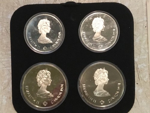 Canada 1976 Montreal Olympics Silver Proof 4 Coins Set. Series II - Picture 8 of 23