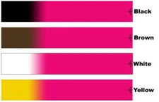 White Water Archery Pink Fade Solid 2 Arrow Wraps 15 Pc Pack Multiple Colors