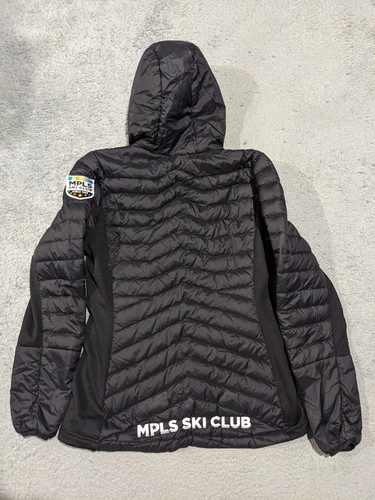 Helly Hansen Down Jacket Womens Small Puffer Coat MPLS Ski Club Minneapolis MN - Picture 7 of 13