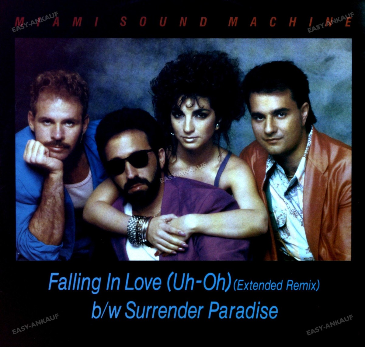 Miami Sound Machine  レコード GLORIA ESTEFAN and MIAMI SOUND MACHINE - 1-2-3 - MINT 45 WPS