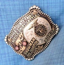 FFA Dairy Cattle Novice Showman ResChampion Belt Buckle Polk County Fair .MCS012