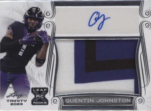 2023 Leaf Trinity Quentin Johnston #PA-QJ1