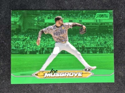 2024 Topps Stadium Club Joe Musgrove Green Foil /199 San Diego Padres #201 SP