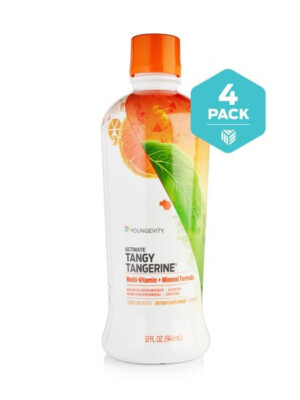 Youngevity Mitchell Ultimate Tangy Tangerine Liquid  4-Pak