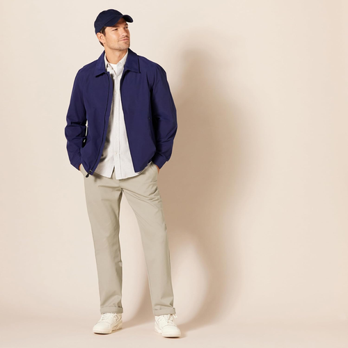 Men'S Classic-Fit Wrinkle-Resistant Flat-Front Chino Pant (Available in Big & Ta - Picture 5 of 12