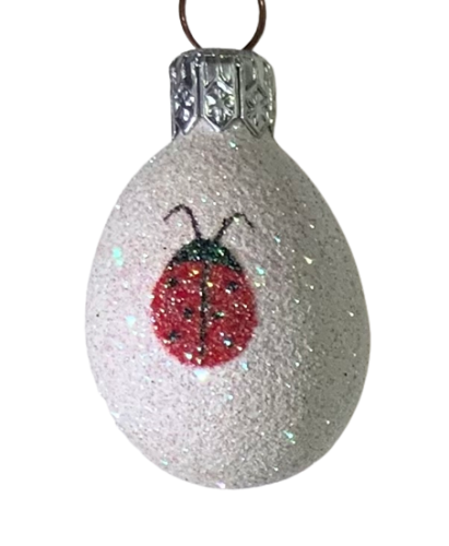 Patricia Breen Miniature Egg Single Ladybug #2157 2001 Spring 1.5” Easter Rare - Afbeelding 1 van 3